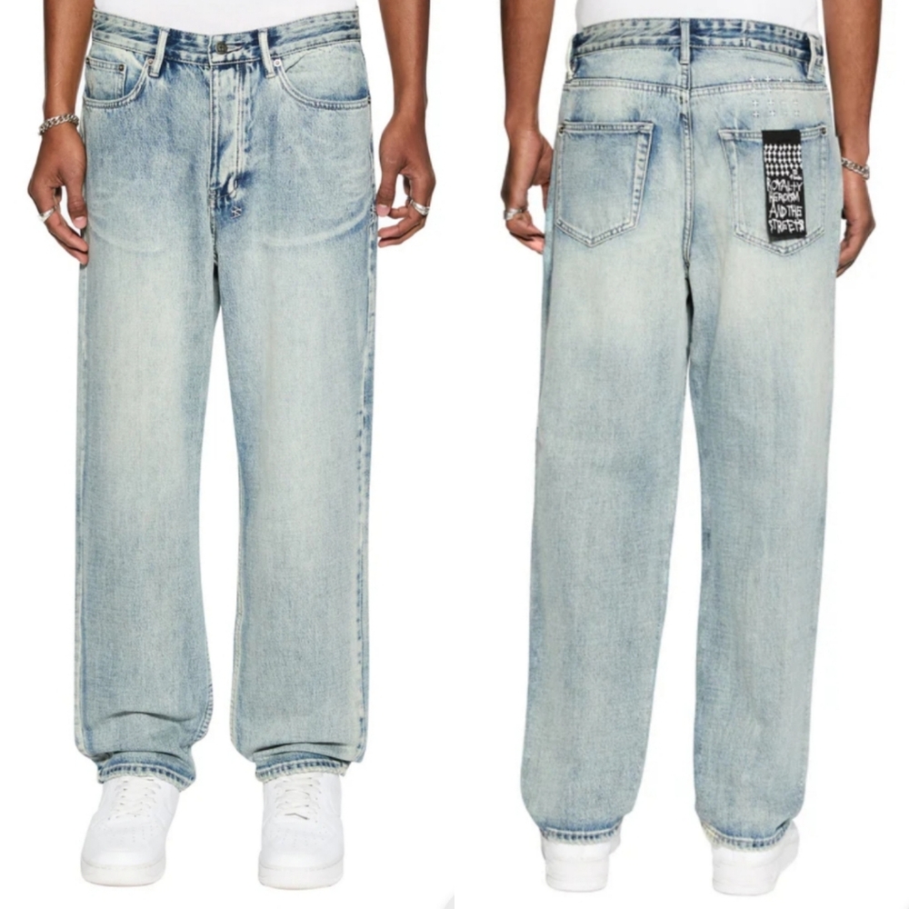KSUBI Men's Anti K Mid Rise Jeans In Punk Blue 31.